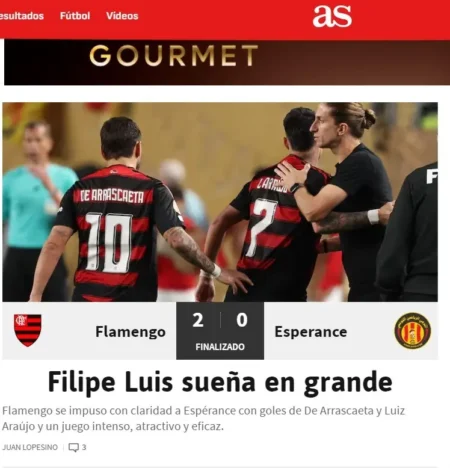 Flamengo e Filipe Luís em Destaque na Copa do Mundo de Clubes: Jornal Alerta o Chelsea