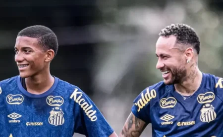 Robinho Júnior na mira europeia: joia do Santos atrai interesse inglês