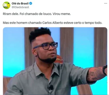 "Carlos Alberto previu: os memes da vitória do Botafogo sobre o PSG"