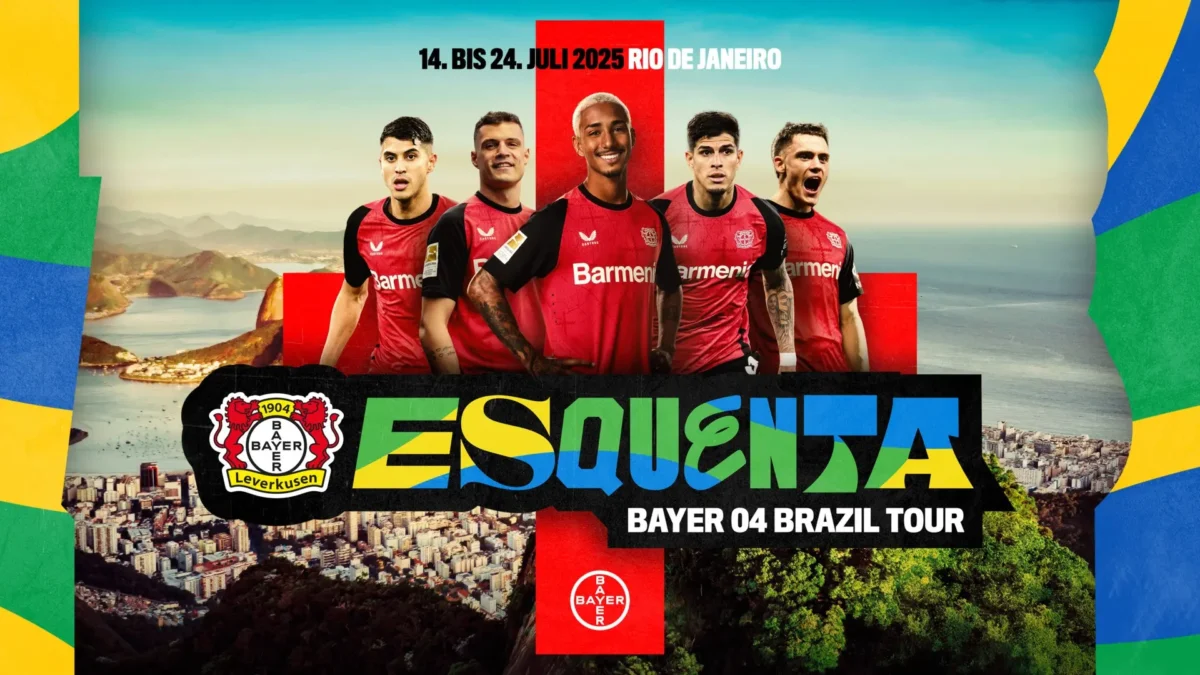 Leverkusen Anuncia Tour no Brasil e Treinos no CT do Flamengo