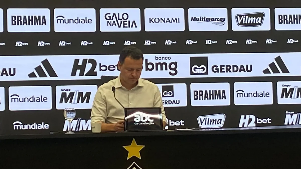 Rafael Menin, do Atlético-MG, reconhece erros sobre a fase do clube