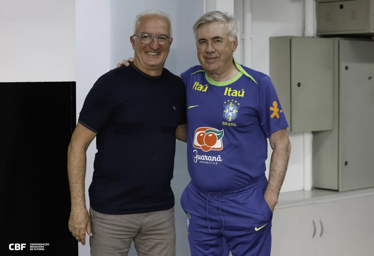 Dorival se reúne com a Seleção e dialoga com Ancelotti no CT corintiano