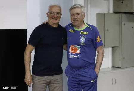 Dorival se reúne com a Seleção e dialoga com Ancelotti no CT corintiano