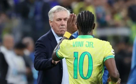 Ancelotti Avalia Desempenho de Vini Jr. e Casemiro em Brasil x Paraguai