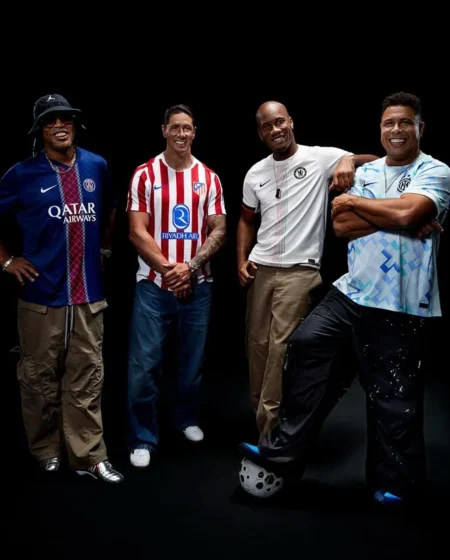 Ídolos do Futebol: Ronaldinho, Fernando Torres, Fenômeno e Drogba em Campanha Inédita.