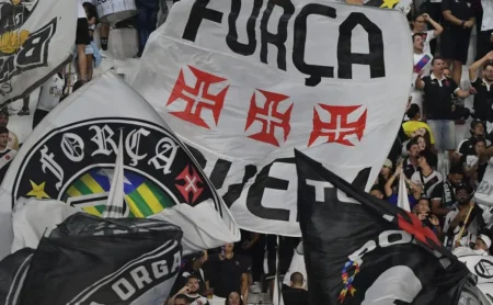 "Vasco na sexta colocação no ranking digital dos principais clubes brasileiros"