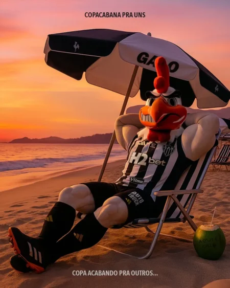 Atlético-MG zomba Flamengo após classificação: "Copacabando"; veja memes
