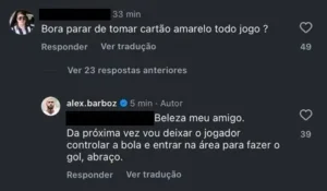Barboza responde a torcedor do Botafogo que reclamou de amarelo: "Na próxima, ele deixa fazer o gol"