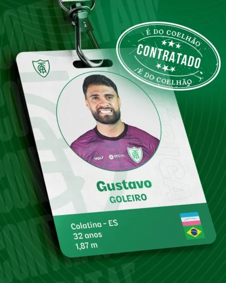América-MG anuncia contratações de Gustavo e Aloísio