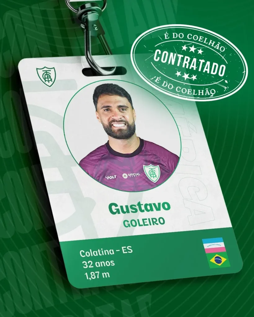 América-MG anuncia contratações de Gustavo e Aloísio