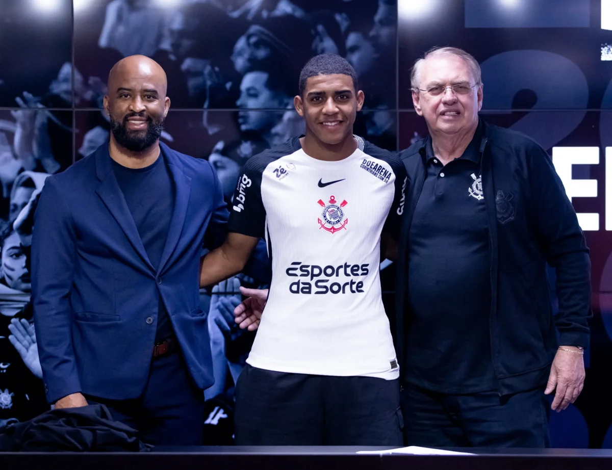 Corinthians renova com Gui Negão até 2030 e impõe cláusula de rescisão de R$ 140 milhões para times nacionais