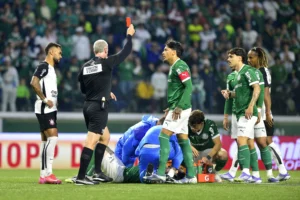 Palmeiras: Aníbal Moreno pede desculpas à torcida por expulsão.