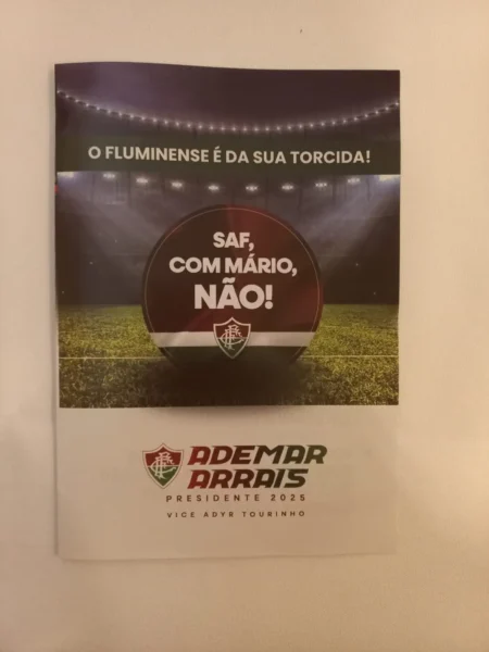 Ademar Arrais Anuncia Candidatura à Presidência do Fluminense Ademar Arrais Anuncia Candidatura à Presidência do Fluminense