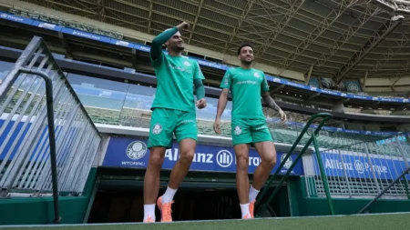 Andreas, destaque do Palmeiras após rápida adaptação, pronto para o reencontro com o Flamengo.