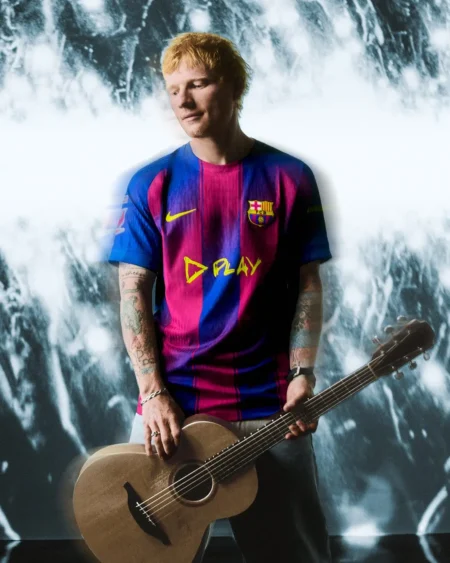 Barcelona usará camisa com logo do novo álbum de Ed Sheeran em clássico contra o Real Madrid é um grande evento. Barcelona usará camisa com logo do novo álbum de Ed Sheeran em clássico contra o Real Madrid é um grande evento.