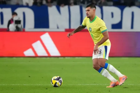 Bruno Guimarães valoriza a evolução do Brasil. Bruno Guimarães valoriza a evolução do Brasil.