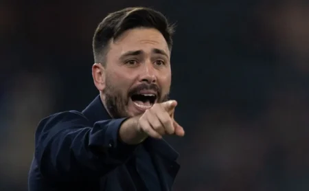 Davide Ancelotti ressalta vitória do Botafogo apesar dos desfalques: “O elenco sabe o objetivo que temos” Davide Ancelotti ressalta vitória do Botafogo apesar dos desfalques: “O elenco sabe o objetivo que temos”