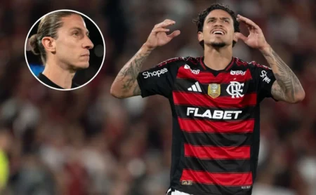 Filipe Luís Explica Influência da Ausência de Pedro no Desempenho do Flamengo contra o Racing Filipe Luís Explica Influência da Ausência de Pedro no Desempenho do Flamengo contra o Racing