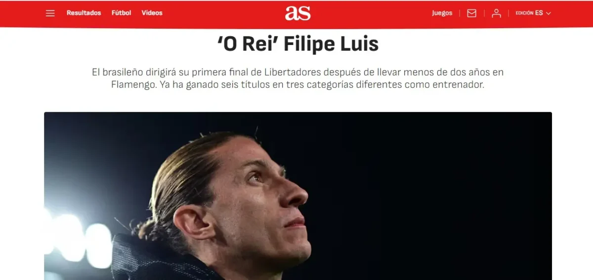 Filipe Luís e a Ascensão ao Trono do Futebol Brasileiro: Destaque da Imprensa Espanhola
