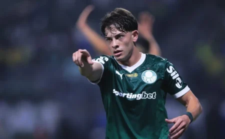 Giay agride com soco, Palmeiras perde, árbitro ignora expulsão da LDU