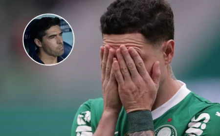 Abel Ferreira critica pênalti sofrido pelo Palmeiras contra o Grêmio: "Não podemos cometer um erro daqueles"