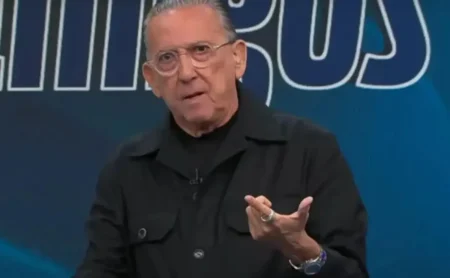 Galvão Bueno Vibra com Título do Flamengo na Libertadores e Viraliza Galvão Bueno Vibra com Título do Flamengo na Libertadores e Viraliza