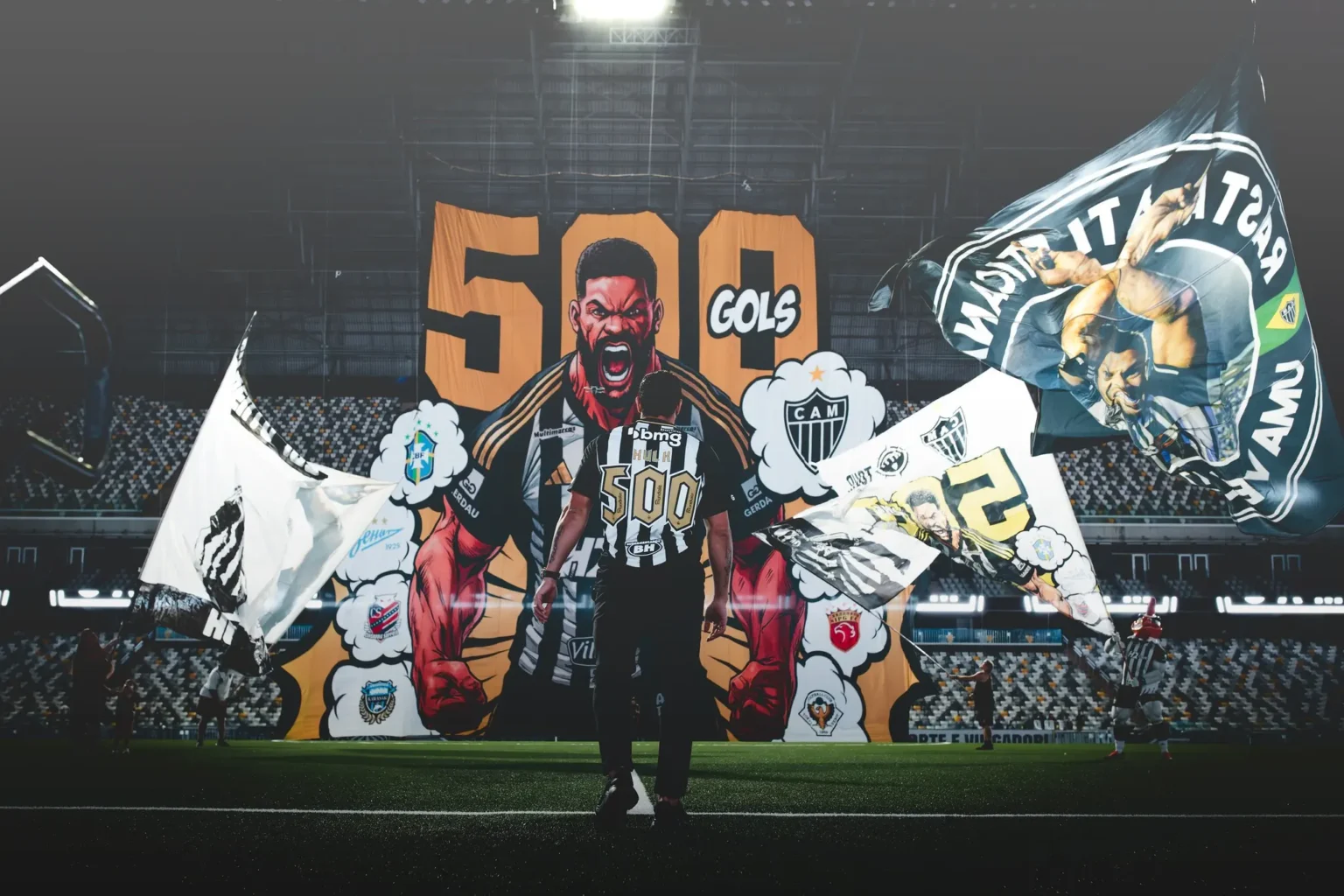 Hulk: Atlético-MG celebra a marca histórica de 500 gols na carreira