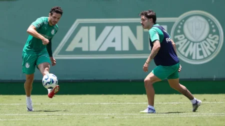 Palmeiras treina desfalcado de sete atletas visando o clássico contra o Santos
