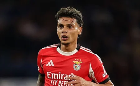 Richard Ríos, ex-Palmeiras, brilha em Portugal com o Benfica