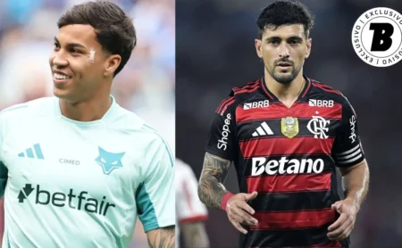 Kaio Jorge, alvo do Flamengo, supera Arrascaeta em projeção de gols para 2025