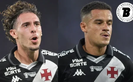 Nuno Moreira supera Coutinho e lidera em participações em gol no Vasco em 2025