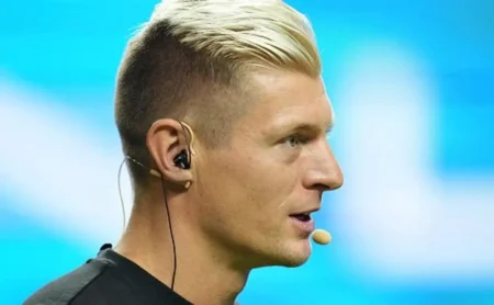 Toni Kroos se impressiona com o Flamengo na final do Mundial contra o PSG