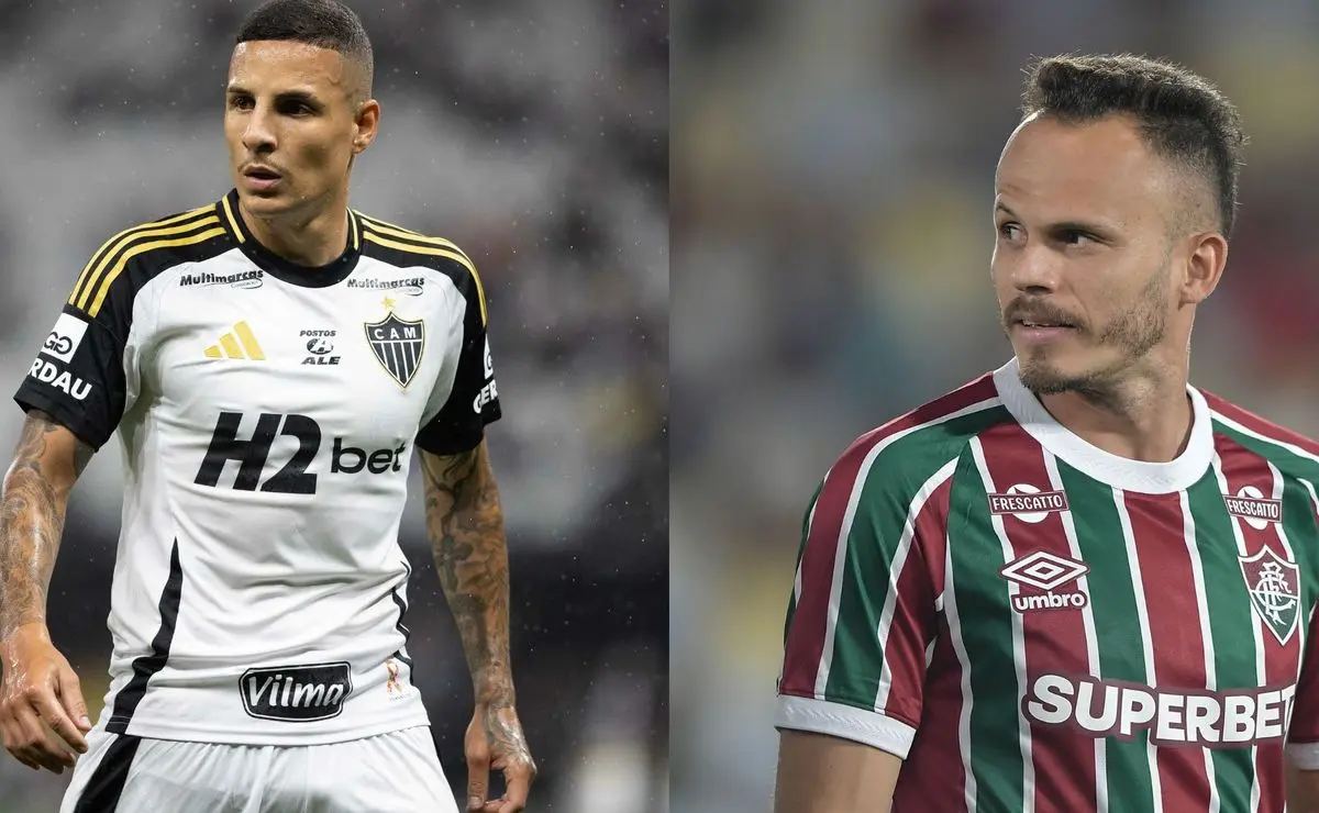 Arana e Renê: disputa por vaga no Fluminense tem números equilibrados Arana e Renê: disputa por vaga no Fluminense tem números equilibrados