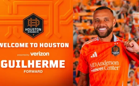 Guilherme, ex-jogador do Santos, é anunciado como reforço definitivo do Houston Dynamo, da MLS