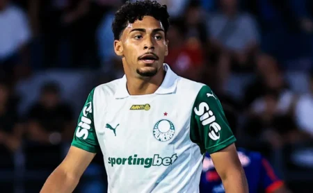 Luighi comete erro na defesa e Palmeiras sofre o terceiro gol contra o Novorizontino no Paulistão Luighi comete erro na defesa e Palmeiras sofre o terceiro gol contra o Novorizontino no Paulistão