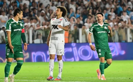 Palmeiras x Santos: IA prevê resultado exato e jogo eletrizante no clássico paulista