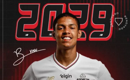 São Paulo renova com Ryan até 2029 e aposta na recuperação da joia