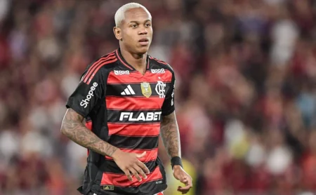 Torcida do Flamengo reage com Wallace Yan após lances polêmicos contra a Portuguesa