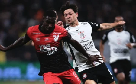 Athletico-PR x Corinthians: IA prevê empate com gols na Arena da Baixada