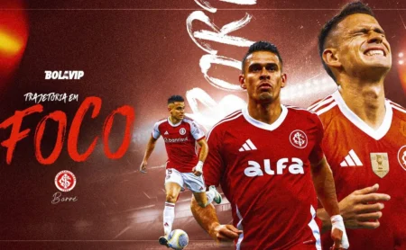 Borré no Internacional: história, pressão por gols e a responsabilidade de ser o artilheiro do Beira-Rio