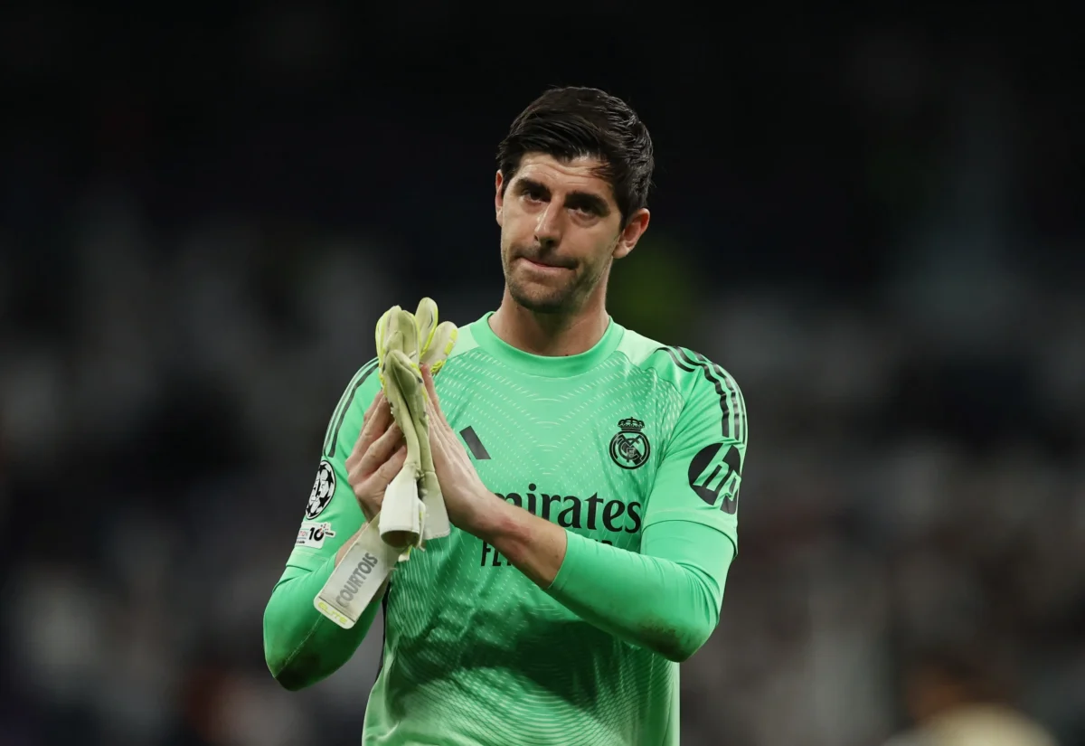 Courtois, do Real Madrid, ironiza sorteio da Champions: Todos sabem que será o City Courtois, do Real Madrid, ironiza sorteio da Champions: "Todos sabem que será o City"