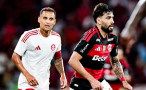 Empate entre Flamengo e Internacional com Paquetá em campo