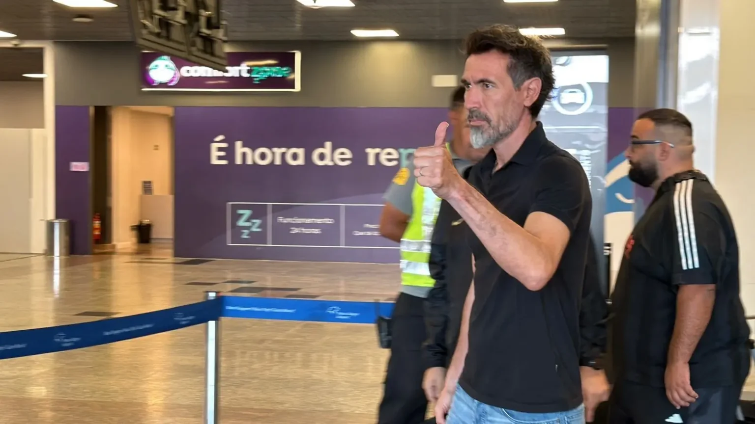 Grêmio x Atlético-MG: Domínguez em Porto Alegre para assistir à partida