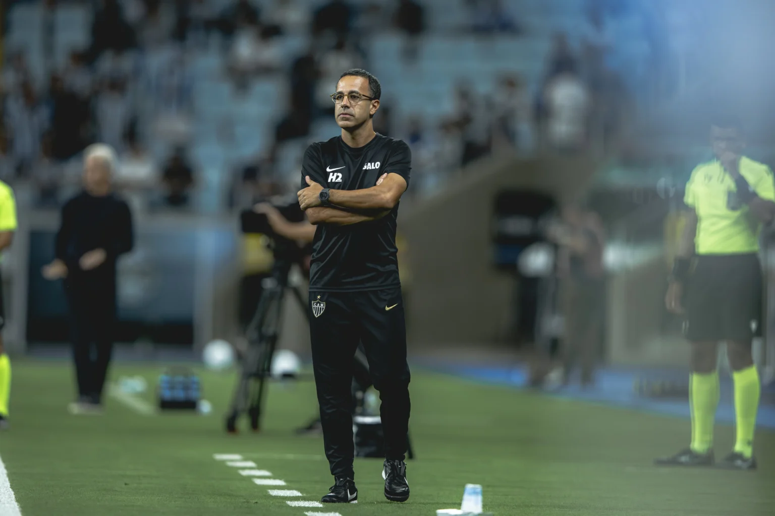 Interino do Atlético-MG evita comentar expulsão de Natanael e critica critério da arbitragem