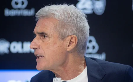 Luís Castro sob pressão: tropeços acendem alerta nos bastidores do Grêmio