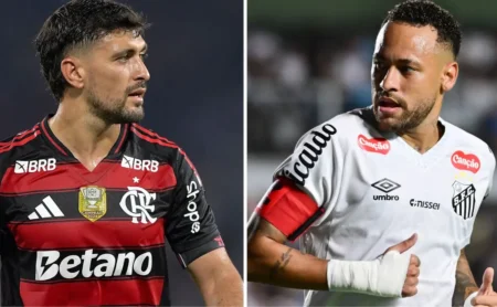 Neymar busca inspiração em Arrascaeta para aprimorar o desempenho ofensivo no Santos Neymar busca inspiração em Arrascaeta para aprimorar o desempenho ofensivo no Santos