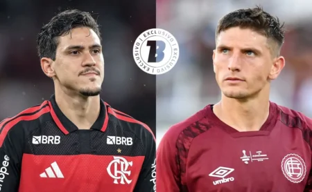 Pedro demonstra 50% mais influência ofensiva que Castillo antes de Flamengo x Lanús pela decisão da Recopa. Pedro demonstra 50% mais influência ofensiva que Castillo antes de Flamengo x Lanús pela decisão da Recopa.