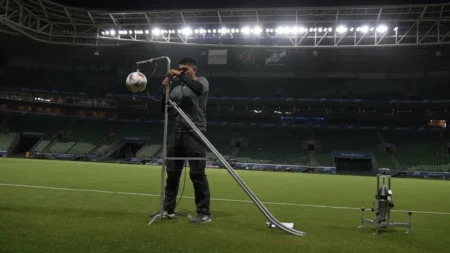 Allianz Parque recebe vistoria da Fifa com gramado novo e palco para Palmeiras x Mirassol