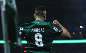 Andreas Pereira marca, mas gol é creditado a Allan no Allianz Parque
