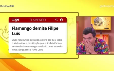 Babu Santana comenta saída de Filipe Luís do Flamengo após eliminação do BBB 26